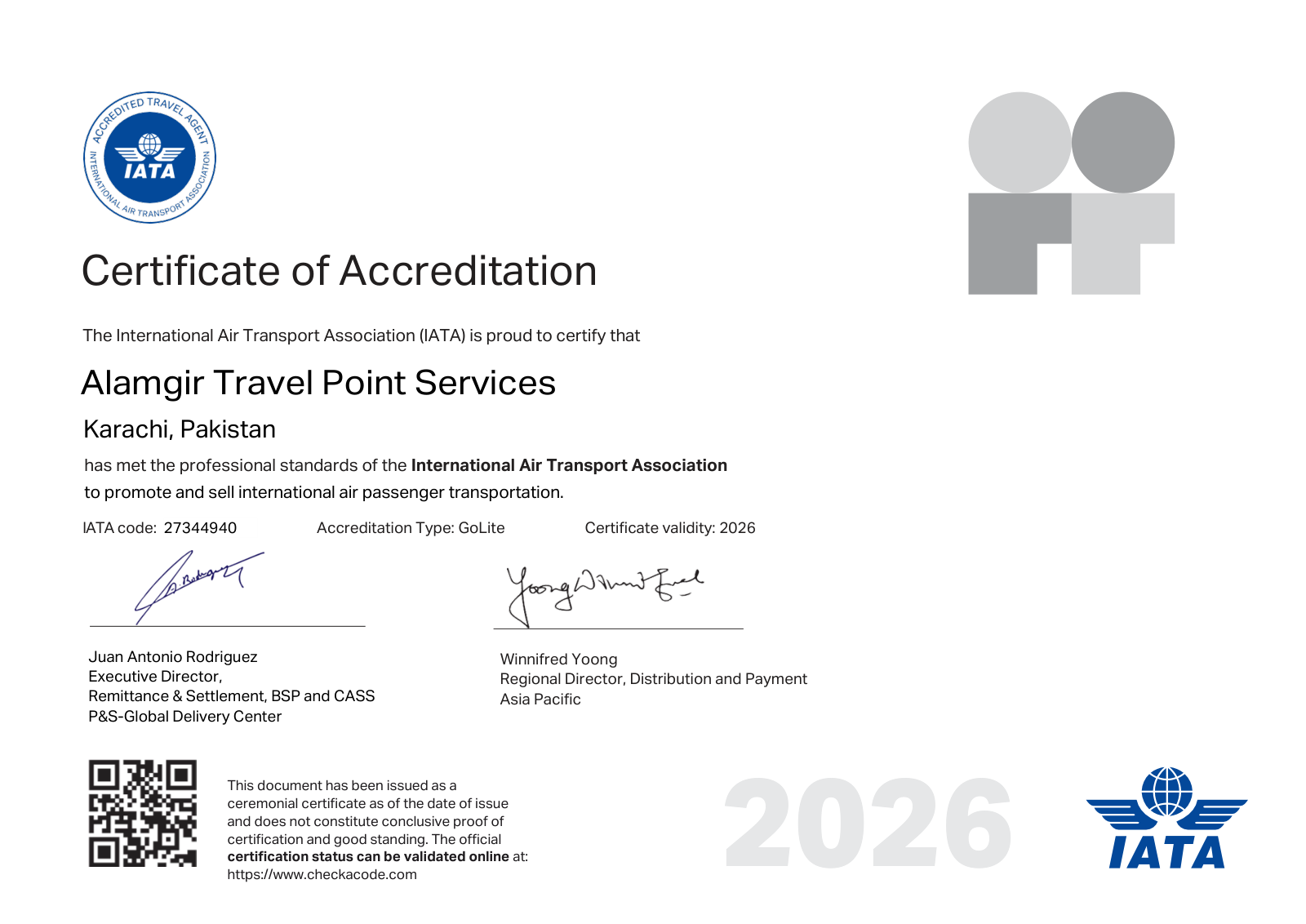 IATA Accredited