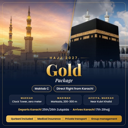 Hajj 2027 Gold Package
